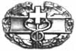 Image of Combat Medic Badge.